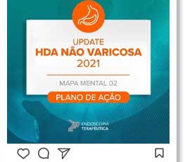 postagem informacional divulgado em um perfil de uma clínica que realiza procedimentos de endoscopia