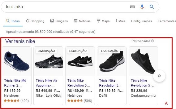 princípios do SEO e da otimização de sites sendo exibidas em uma busca no Google